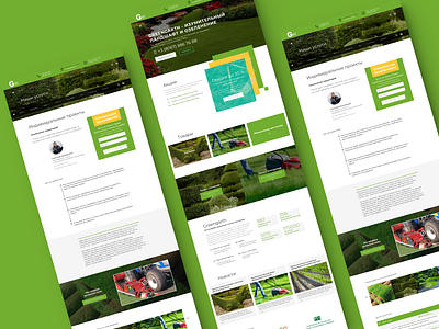 GreenGarth landscape company website responsive web web design