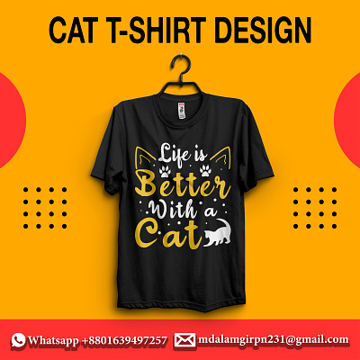 Cat T-shirt Design cat cat design cat shirt cat t shirt cat t shirt design cat t shirts