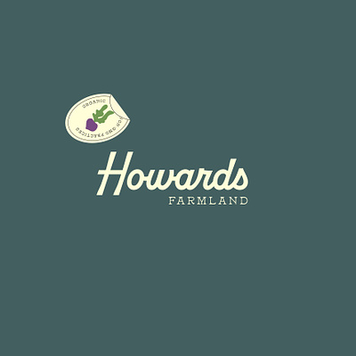 Howards Farmland beet beets crops farm farming farmland howards illustration logo design outdoors outside potato retro seeds