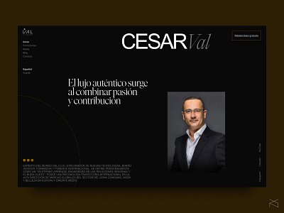 Cesar Val - redesign concept design ui web