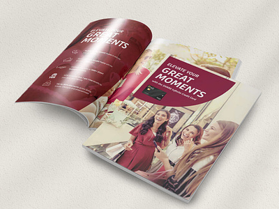 SHARE Rewards and Najm ads branding brochure credit cards graphic design print