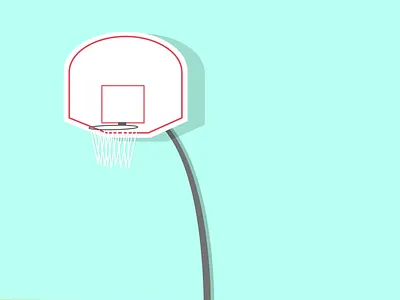 Basketball hall. Bright orange/Coral adobe illustrator after effects animation graphic design motion graphics