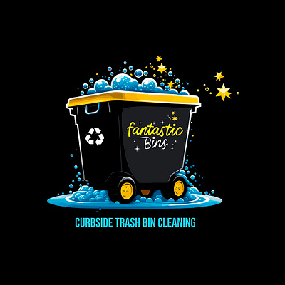 FANTASTIC BINS bins container logo recycling