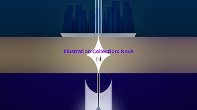 [2023] 013: Nova - Illustration Collection collection cosmos design illustration k10398 nova tetraos vector