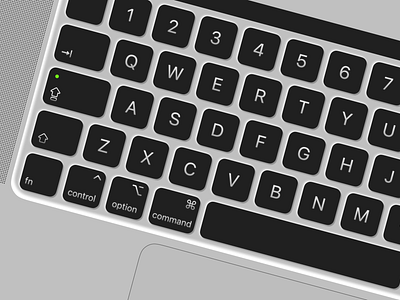 MacBook Keyboard · Simple Var. apple graphic design keyboard macbook technical design visual