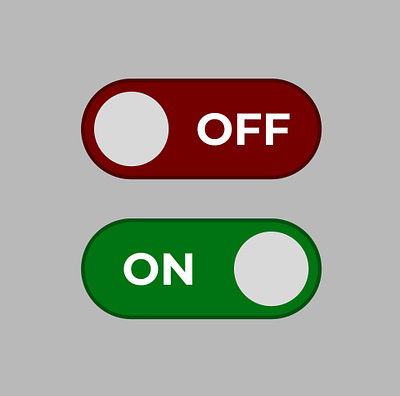 On/Off Switch app appdesign dailyui design off on onoff switch ui uidesign web webdesign