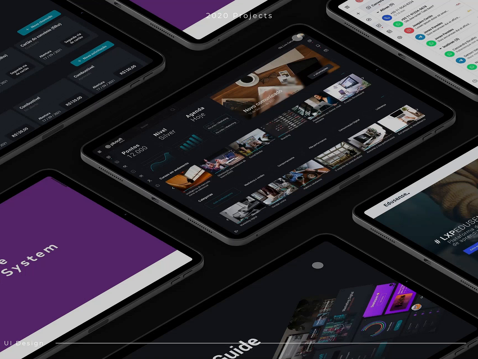 2020 UX/UI Projects by Paulo Santana on Dribbble