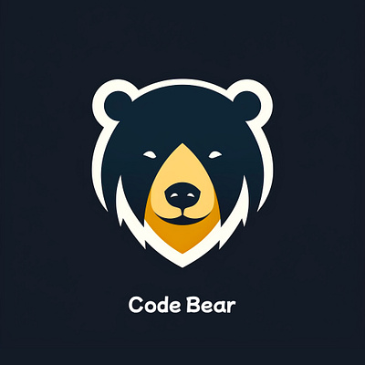 Code Bear logo logo