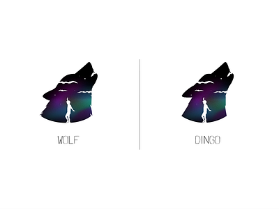Slack Pack - Wolf vs Dingo dingo logo wolf