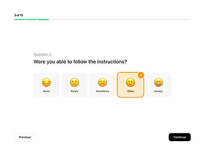 Feedback gathering UI feedback questionnaire review survey ui