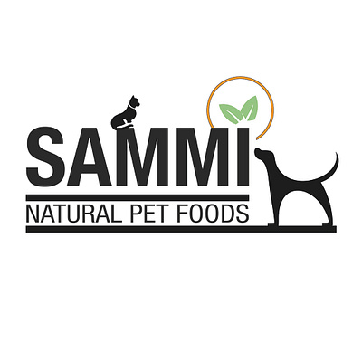 SAMMI Natural Pet Foods design food graphic design illustration logo natural pet vector