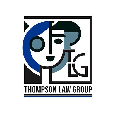 THOMPSON LAW GROUP branding design graphic design group illustration law logo vector