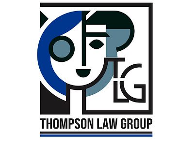 THOMPSON LAW GROUP branding design graphic design group illustration law logo vector