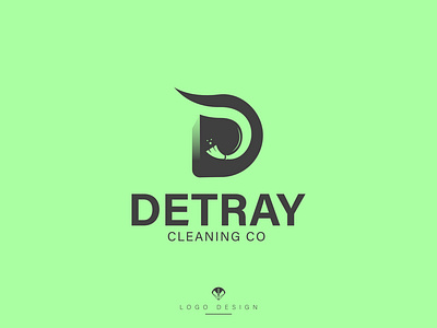 Detray Cleaning logo design best logo brand identity branding logo business logo creative logo creative logos custom logo design logo graphic design letter logo logo concept logo design logo designer logo type logos logotion minimalist logo new logo unique logo vect plus