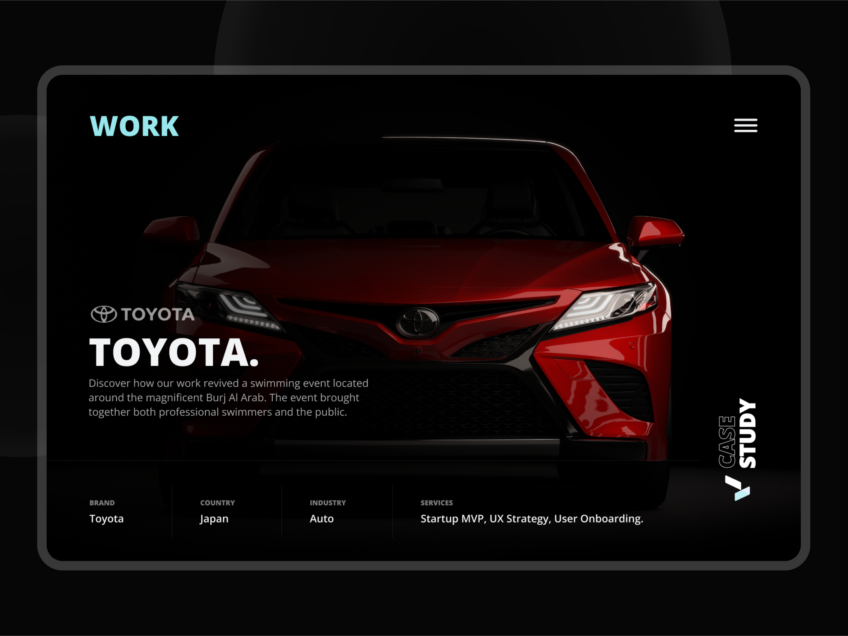 UX/UI Design of Landing Page clean design minimal ui website