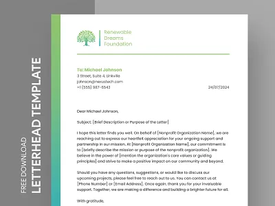 Nonprofit Letterhead Free Google Docs Template doc docs document free google docs templates free template free template google docs google google docs google docs letterhead template letterhead letterheads ms word nonprofit letterhead template templates word