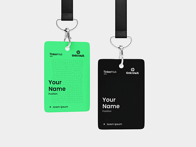 Event Badge Design - TinkHack card design graphic design id idcard idcardcustom idcards idcardsby identity minimal simple