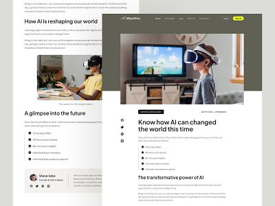 Blog & Article Details - Webflow Template article blog design blog details blog details page blogging inner page news page web design webflow webflow blog details webflow template
