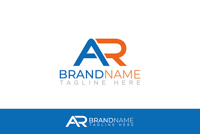 Creative AR letter logo icon corporate