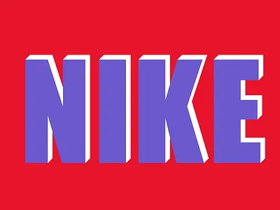 NIKEEEEE 3d animation branding design logo motion graphics