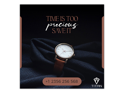 Watch Company Post Design ads banner banner design facebook post instagram post design post post banner post design social media social media post time time post design watch