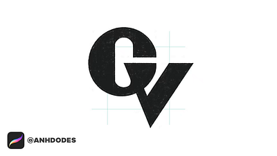 G V monogram logomark design process credit: @anhdodes - Anh Do 3d anhdodes anhdodes logo animation branding design g v monogram logo g v typography logo graphic design illustration letter g logo letter v logo logo logo design logo designer logodesign minimalist logo minimalist logo design motion graphics ui