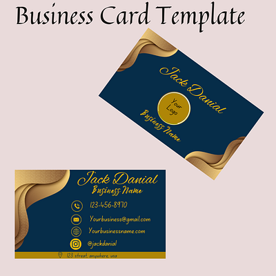 Business card template branding business card design business card template canva design canva template design digital card editable template graphic design logo templates