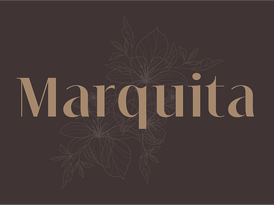 Marquita | Semi Serif Font display font feminine design feminine font glyphsapp high contrast latin language opentype semi serif type design typeface