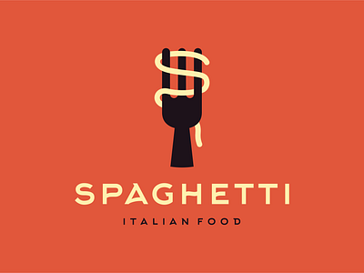 spaghetti food italian letter logo s spaghetti