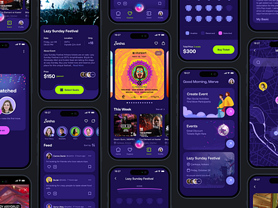 Event App Concept app event mobile