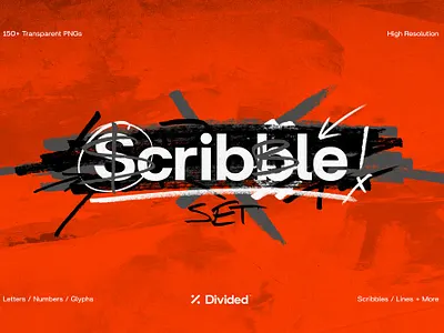 Scribble Set (150+ Hand-drawn Elements) branding design download element elements free free download graphic design transparent