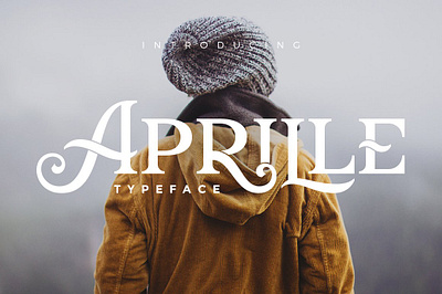 Aprille Typeface bold calligraphy characters design banner font hand handmade instagram lettering made mock up mockups multi lingual presentation sans serif type typeface typography vintage