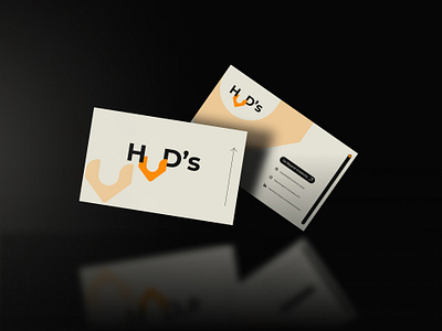 Hud's: Business Card agency branding business business card creative design graphic design illustration logo typography ui unique vector