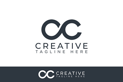 Creative CC letter logo design logotype
