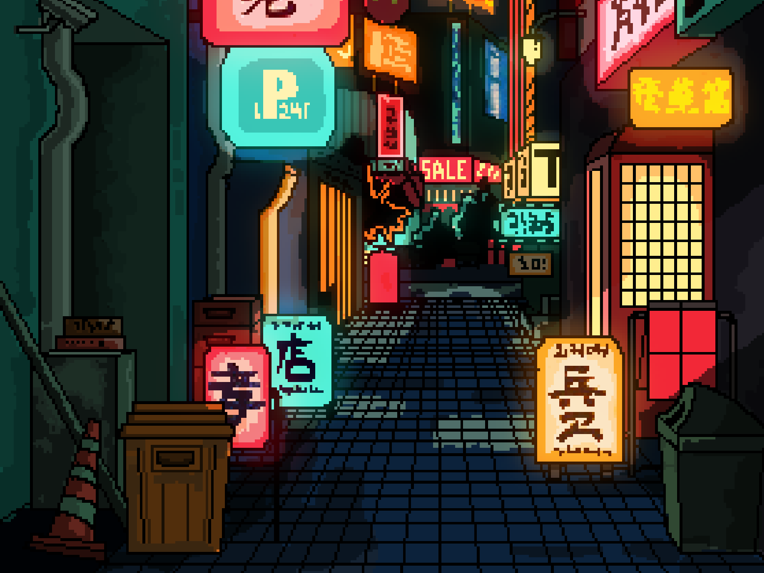 Азиатский рынок в стиле Pixel Art by Юлечка on Dribbble