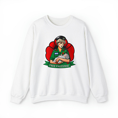 Princess Diana Free Palestine Sweatshirt apparel design free palestine graphic design princess diana shirt sweatshirt