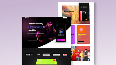 Zywa- A bank for millennials design illustration ui ux web design