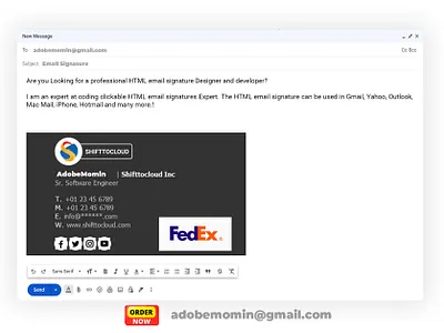 Professional and corporate HTML email signature clickable html email signature clickable signature email email signature email signature html html email signature html signature outlook signature