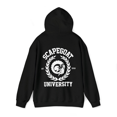 Goat Scapegoat University Hoodie apparel design goat graphic design hoodie scapegoat street wear university