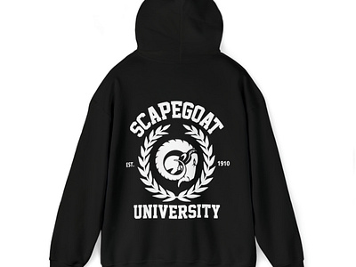 Goat Scapegoat University Hoodie apparel design goat graphic design hoodie scapegoat street wear university