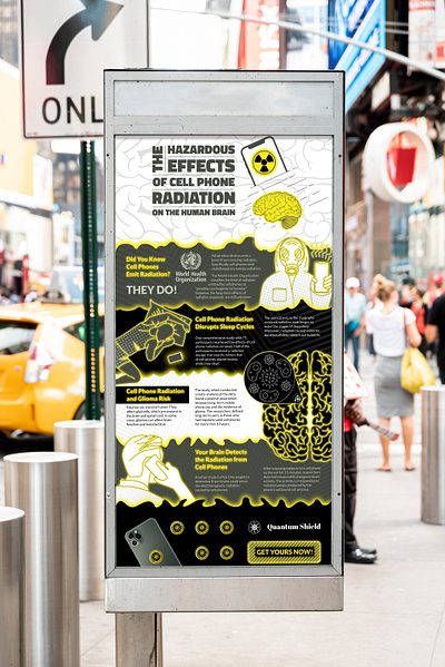 Phone Radiation Infographics adobe adobe illustrator branding business creative design graphic design illustrator infographic
