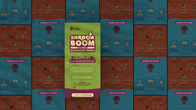 ShroomBoom Infographic adobe adobe illustrator branding business creative design graphic design illustrator infographic