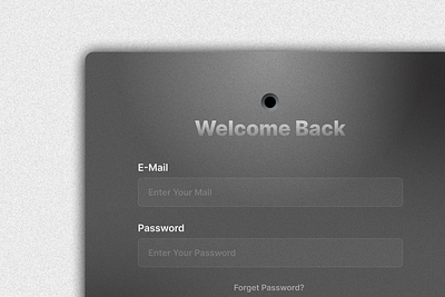Welcome Back app compornents mac saas ui