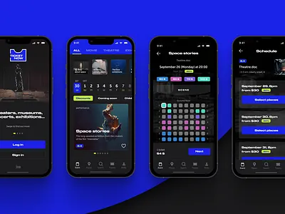Ticket Purchase App app concert mobile theatre tickets ui ux