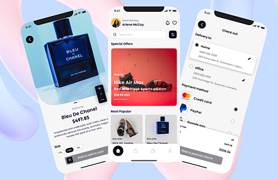 E-Commerce App Ui Design appdesign appui productdesign ui uidesign visuladesign