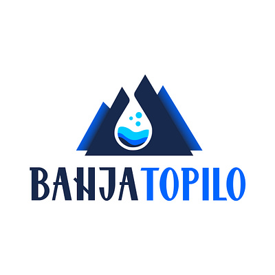 Logo design for sanatorium Banja Topilo graphic design logo