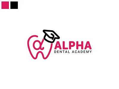 ALPHA DENTAL ACADEMY 3d animation banner ads brand branding design graphic design illustration logo motion graphics social media design thekishanmodi ui