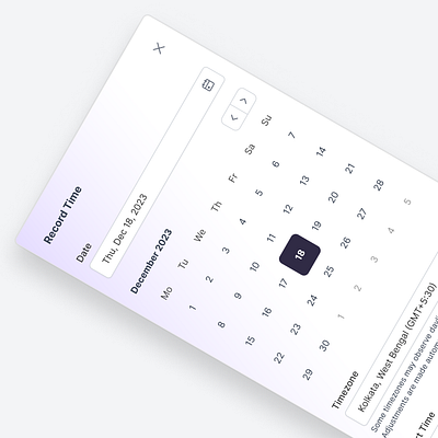 Record Your Time ⏰ designsystem designtrends figma