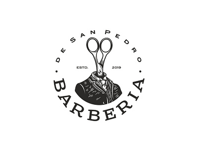 Barberia branding graphic design logo