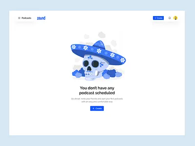 Zound Podcast service podcast ui ux web